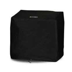 Housse pour plancha ou barbecue sur chariot 60 cm en polyester enduit PVC noir - 105 x 60 x 90 cm