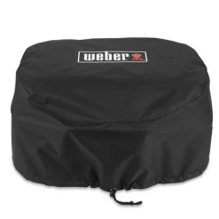 Housse premium en polyester noire pour barbecue Weber Lumin - 51,5 x 47 cm