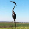 Héron classique métal grand modèle - 135 cm