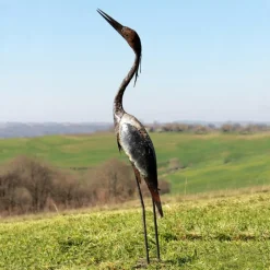 Héron classique métal moyen modèle