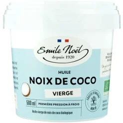 Huile de coco bio en seau de 50 cl