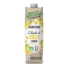 Huile de colza vierge bio Quintesens - 1 L