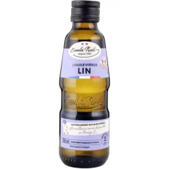 Huile vierge de lin Bio - 25 cl