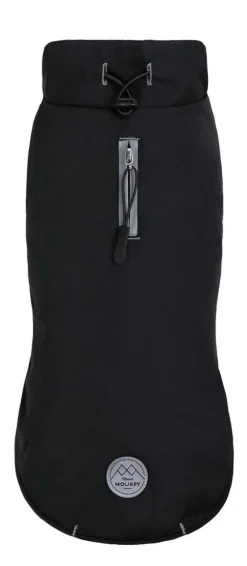 Imper noir pour chien Wouapy basic taille XXS