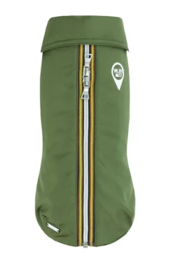 Imper pour chien coloris kaki Wouapy GPS - Taille 28