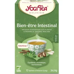 Infusion bien-être intestinal Yogi tea - 17 sachets