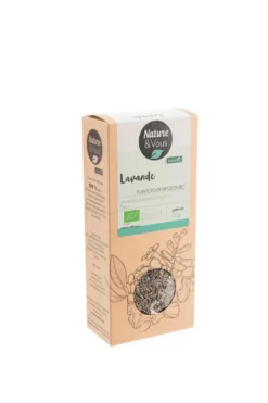 Infusion bio lavande fleur 1er choix Nature & Vous – 50 g