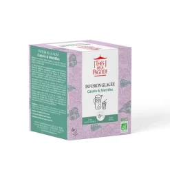 Infusion glacée cassis menthe bio Thés de la pagode - 6 infusettes