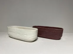 Jardinière trio coloris multicolore en céramique - 20,5 x 8 x 6,8 cm