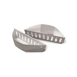 Jeu de 2 paniers à charbon 36 x 9 x 8 cm