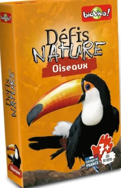 Jeu de cartes Défis Nature Oiseaux aux Éditions Bioviva
