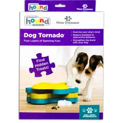 Jeu d'intelligence pour chien coloris multicolore Nina Ottoson Tornado niveau 2 - 4,5 x 18,8 x 7 cm