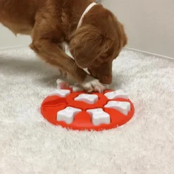 Jeu d'intelligence pour chien coloris orange Nina Ottosson Smart niveau 1 - 28 x 4 cm