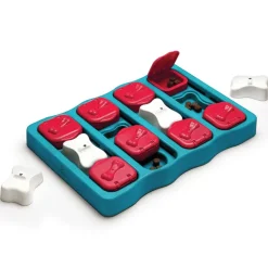 Jeu d'intelligence pour chien coloris multicolore Nina Ottosson Treat Brick niveau 2