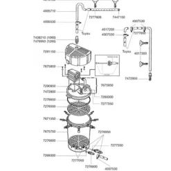 Joint de filtre spécifique pour EHEIM PIÈCES DÉTACHÉES Classic 1500XL - 7276650