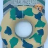 Jouet à mâcher pour chien bagel anneau en caoutchouc naturel coloris bleu Bubimex – Ø 12,5 cm (taille L)