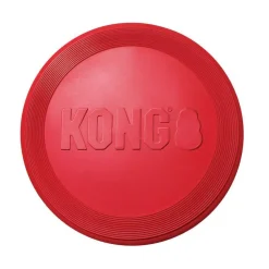 Jouet Chien Kong 18cm flyer fressbee Small rouge 18cm