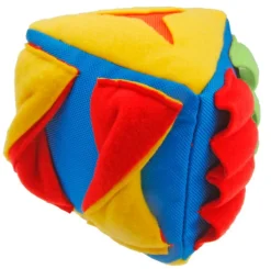 Jouet de fouille pour chien coloris multicolore triangle Wouapy - 15 cm