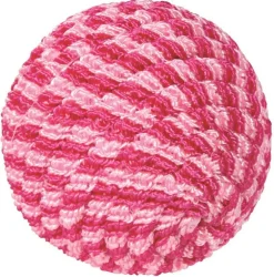 Jouet pour chat en plastique nylon coloris rose balle Trixie - Ø 4,5 cm