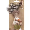 Jouet pour chat Flamingo Natura Delight Wobbler Oiseau avec son - 16 cm