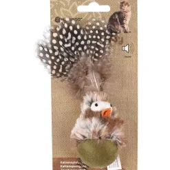 Jouet pour chat Flamingo Natura Delight Wobbler Oiseau avec son - 16 cm