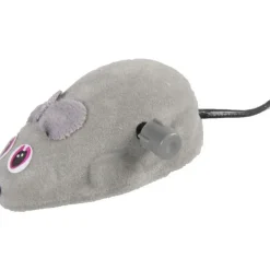 Jouet pour chat souris mécanique grise Flamingo taille S