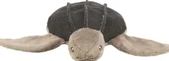 Jouet pour chien en tissu peluche coloris marron et beige tortue Hauke Trixie Be Nordic - 34 cm