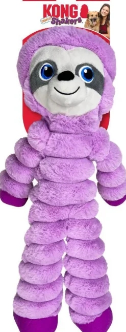 Jouet pour chien sloth coloris rouge Kong - 32 x 10 x 50 cm