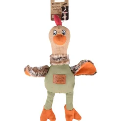 Jouet pour chien vert Flamingo Natura Delight Poulet - 42 cm