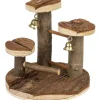 Jouet pour rongeur en bois cadre d'escalade Flamingo Pure Home Elly – 15 x 15 x 14 cm