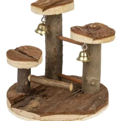 Jouet pour rongeur en bois cadre d'escalade Flamingo Pure Home Elly – 15 x 15 x 14 cm