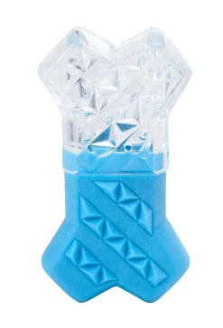 Jouet rafraîchissant pour chien en forme d’os bleu Wouapy Fresh