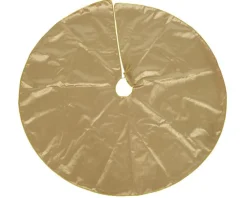 Jupe de sapin en polyester doré - Ø 120 x H 0,5 cm