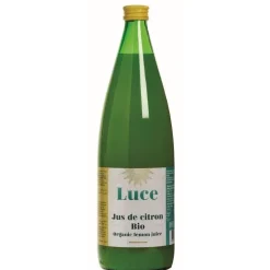 Jus de citron bio bouteille Luce - 1 L