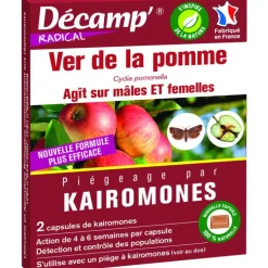 Kairomones contre le ver de la pomme