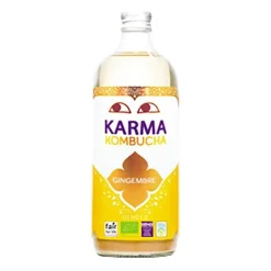 Karma Kombucha au gingembre en bouteille de verre Karma - 1 L