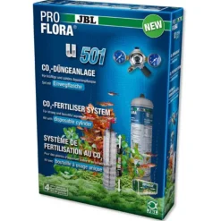 Kit CO2 pour aquarium ProFlora u501, facile d'usage - JBL - avec recharges disponibles