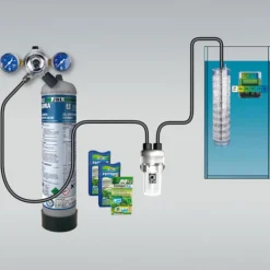 Kit CO2 pour aquarium ProFlora u501, facile d'usage - JBL - avec recharges disponibles