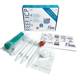 Kit d'analyse d'eau de laboratoire, lot de 3, FAUNA MARIN, modèle Reef ICP TEST - Total