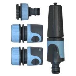 Kit de connexion Ø 15 mm botanic® pour tuyaux Ø 12,5 / 15 mm avec lance d'arrosage