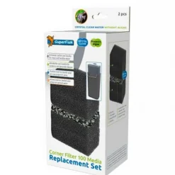 Kit de filtration d'angle, complet - SUPERFISH Corner Filter 100 - 100 unités