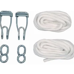 Kit de Fixation Rope Pro pour hamac coloris gris en métal Jobek Hamacs