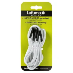 Kit de lacets avec embout pour fauteuil relax blanc