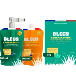 Kit de rénovation pour pelouse engrais et semences Bleen - 5 kg
