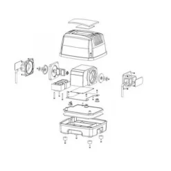 Kit d'entretien pour koi flow 60, SUPERFISH BASSIN - modèle service kit