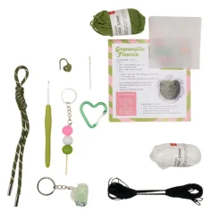 Kit DIY Crochet Porte-clés Matcha Club La Petite Épicerie
