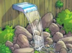 Kit lame d'eau éclairée 30 LED, UBBINK Nevada Set - 13x30x33cm, livraison incluse