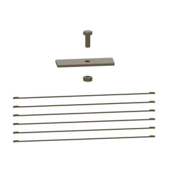 Kit pour tunnel en métal coloris rouille Vitis in Situ - 180 cm