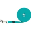 Laisse à pister pour chien coloris bleu océan Trixie Easy Life Taille M/L 17 mm - 5 mètres