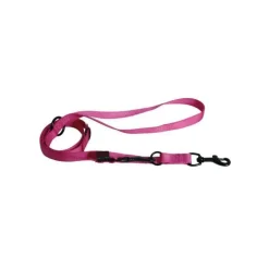 Laisse chien dressage 3pt 20mm / 200cm rose